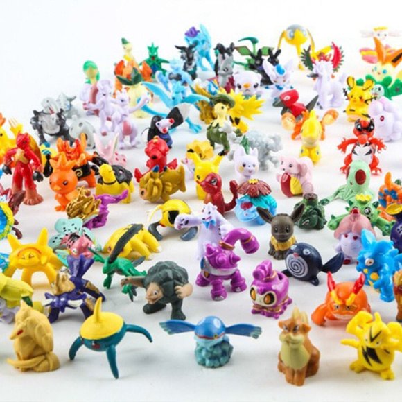144 Mini Pokemon Action Figure Toys 4 Star Kids Easter Egg Stuffer Gift Party. - Picture 3 of 4